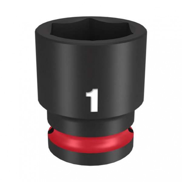 Milwaukee 49666210 - 1/2" Drive 1" Standard 6 Point Impact Socket Sockets & Accessories